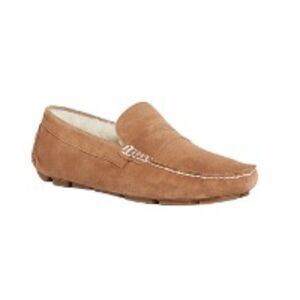 Bloomingdale's Shearling Moc Toe Slippers 141290 Size 8 NWT